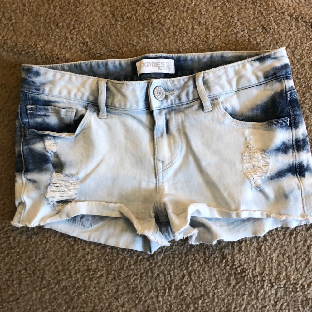 Express jean shorts